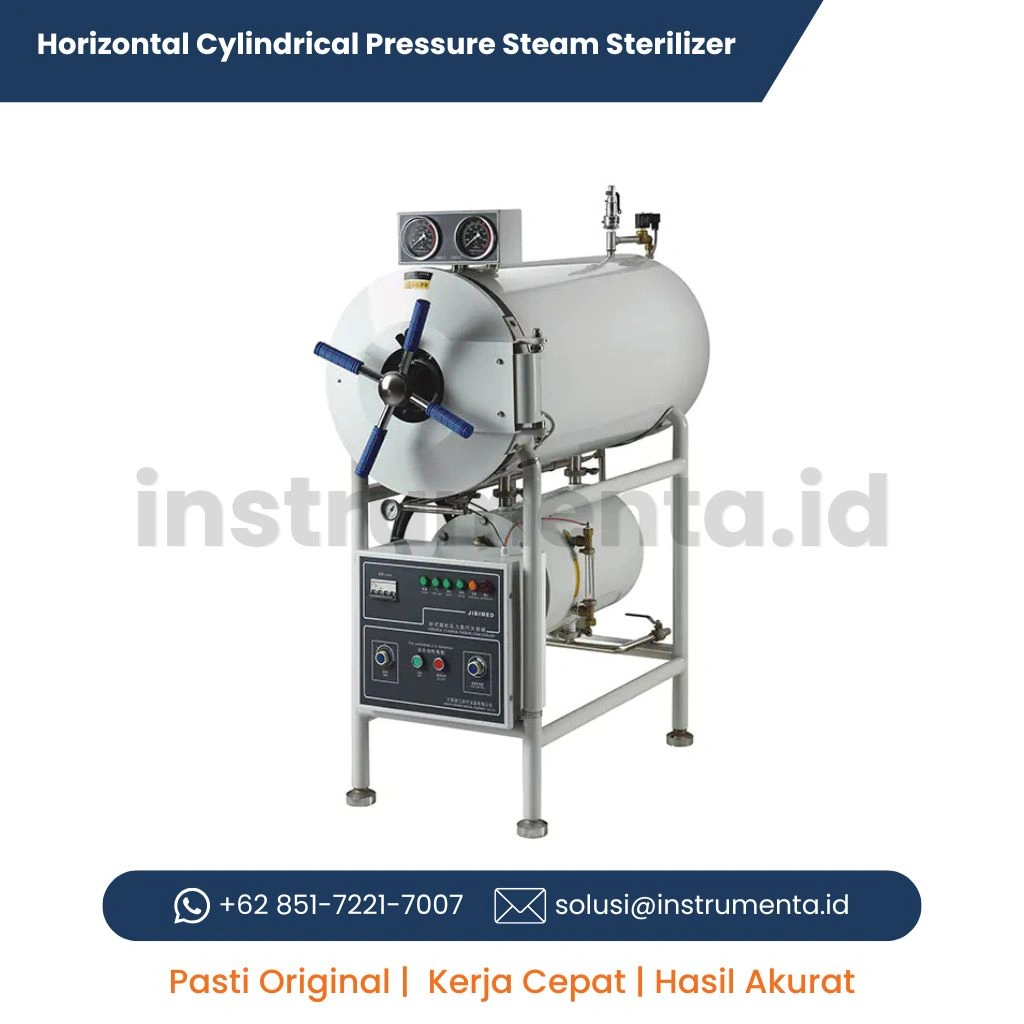 Distributor Horizontal Cylindrical Pressure Steam Sterilizer JIBIMED WS Series Autoclave Medis Laboratorium